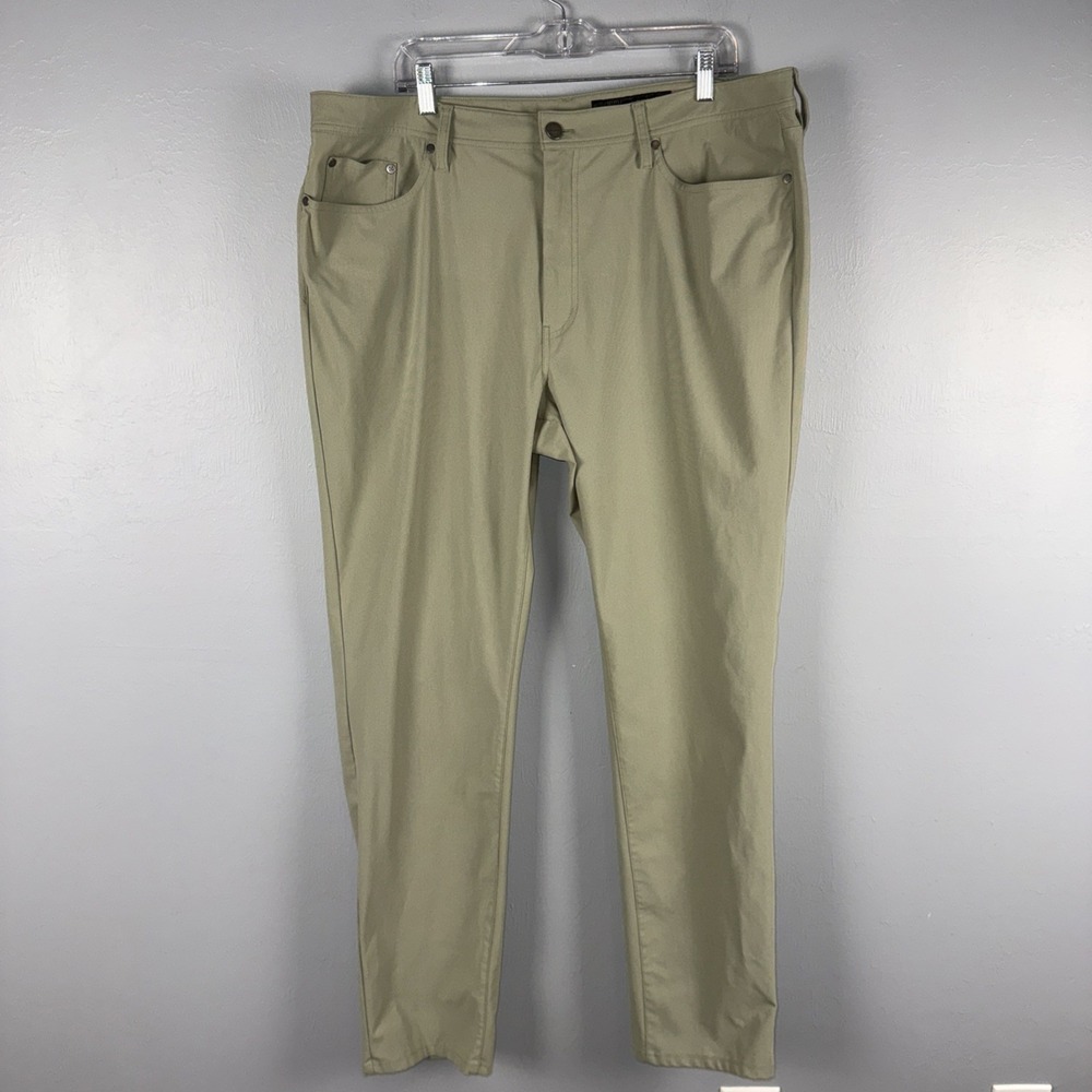 J. Hilburn WGM Performance Pants Mens 40x33 Riverstone Color Stretch